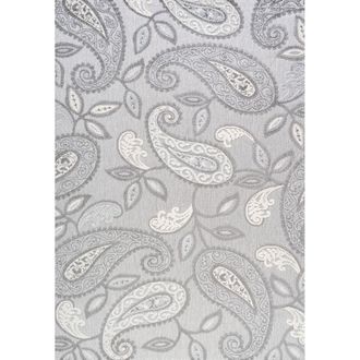Jonathan Y Designs Julien Paisley High-Low Light Indoor/Outdoor Area Rug in Light Gray/ivory at Nordstrom, Size 3Ft 0In X 5Ft 0In