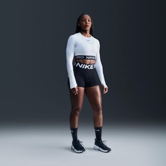 Nike Womens Nike Pro Sculpt High-Waisted 3 Biker Shorts in Black | FV7033-010