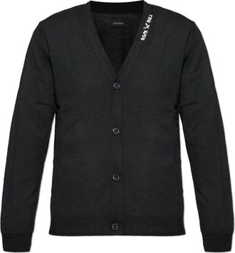 Zadig&Voltaire Remi Cardigan - Heren - Vesten - Zwart - L - Wol - Truien & Vesten