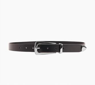 Favorite Daughter The Statement Belt In Black/nickel
