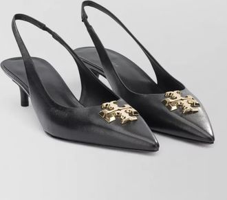 Tory Burch slingback kitten heel pumps pointed toe