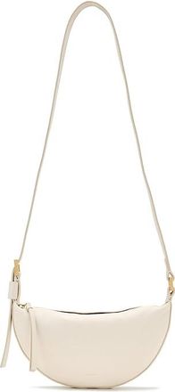 AllSaints Half Moon Xbody Cross Body Handbags White, Leather