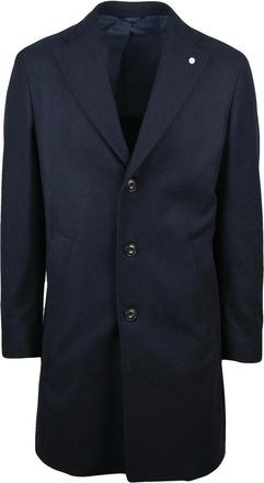 L.B.M. 1911 Blue Wool-Blend Coat