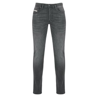 Diesel Heren D-Luster Gewassen Effen Jeans (Grijs)