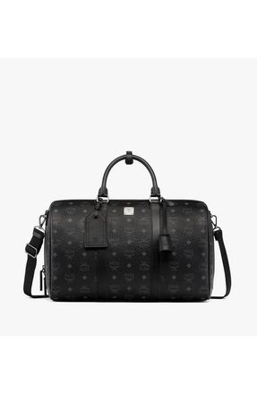 MCM Ottomar Weekender Bag in Visetos in Black at Nordstrom