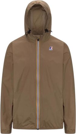 K-Way Le Vrai 4.0 Claude - unisex - Regenjassen - Bruin - 2XL - Nylon - Jassen