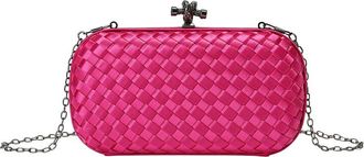 Tiffany & Fred Woven Satin Crossbody Clutch