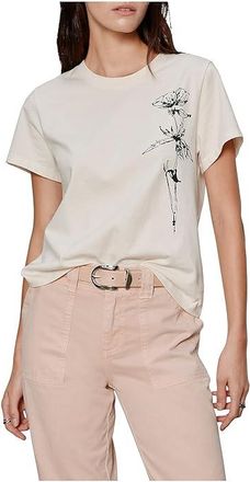 Sanctuary Timeless T-Shirts Womens Clothing Collagen W/ Dandelion : SM (US 4-6), Cotton