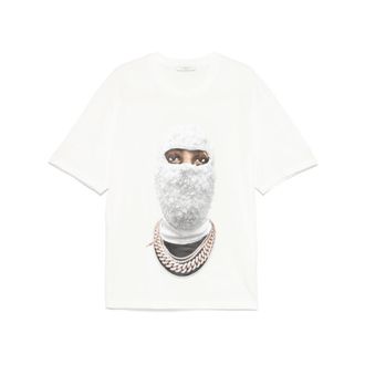 Ih Nom Uh Nit T-Shirts, male, White, Size: 2XL White Cotton T-shirt with Print