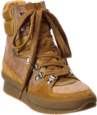 Isabel Marant Brendty Canvas & Suede Hiking Boot