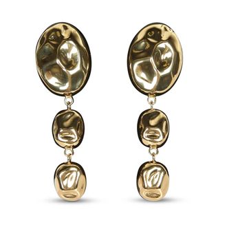 Federica Tosi Accessoires, Dames, Grijs, ONE Size, Hangende Oorbellen