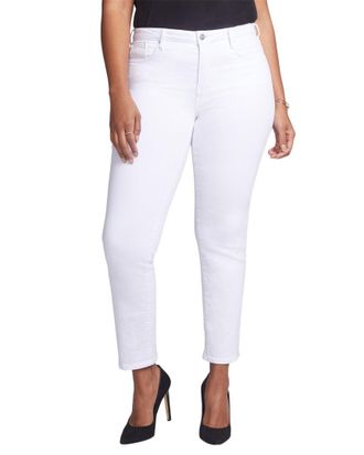 NYDJ Slim Optic White Ankle Crop Jean