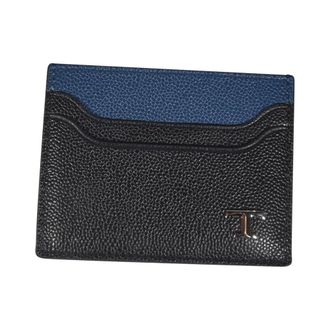 Tod's Tods, Wallets & Cardholders, male, Black, Size: ONE SIZE Leather Cardholder