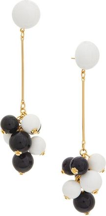 Kenneth Jay Lane 18K Plated Cluster Earrings