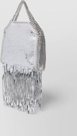 Stella McCartney falabella mini fringe sequin shoulder bag