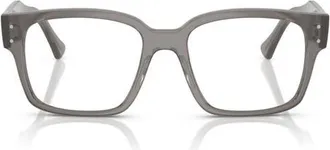 Ray-Ban 51mm Square Optical Glasses in Transparent Grey at Nordstrom