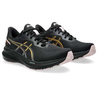 Asics Laufschuh ASICS GT-1000 13 Gore-Tex, Damen, Gr. 35,5, orange (schwarz, stadium orange), Synthetik, Textil, Schuhe Laufschuh, f&uuml;r mehr Stabilit&auml;t, wass