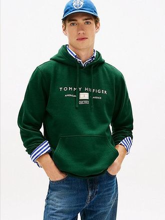 Tommy Hilfiger Logo Terry Drawstring Hoody