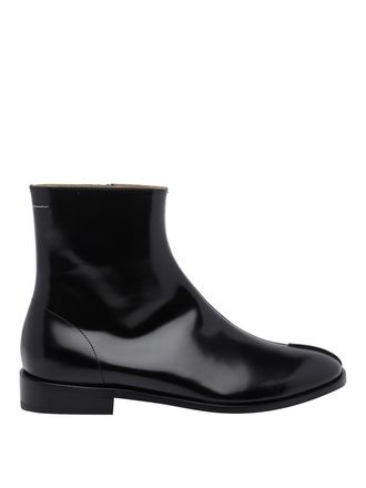 Maison Margiela Black Patent Leather Booties