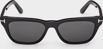 Tom Ford Penn 53mm Acetate Rectangular Sunglasses