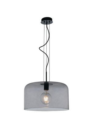 Luce-Ambiente-Design Gibus Suspension in Grey Glass 40 Cm. &oslash;