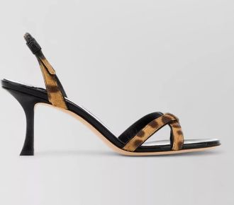 Jimmy Choo London printed leather sandals