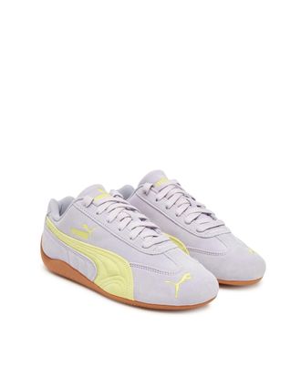 Puma Unisex Sneakers Speedcat Og Lilac-Fresh Yellow Purple Trainers