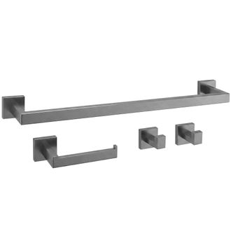 Rea Juego De Perchas Para Ba&ntilde;o Rea Rio Titanium