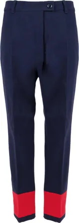 Moschino Moschino tweekleurige wollen broek - jaren 2010