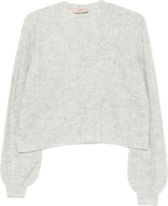 Twin-Set Sweaters Blacks And Greys