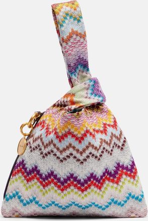 Missoni Zigzag Small jacquard top-handle bag