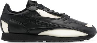 Maison Margiela x Reebok Memory Of leather sneakers - men - Calf Leather/Fabric/Rubber/Fabric - 43 - Black