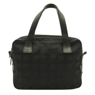 Chanel Pre-owned Vintage Nylon Tote Bag - Dames - Pre-owned - Zwart - Maat: ONE Size Nylon