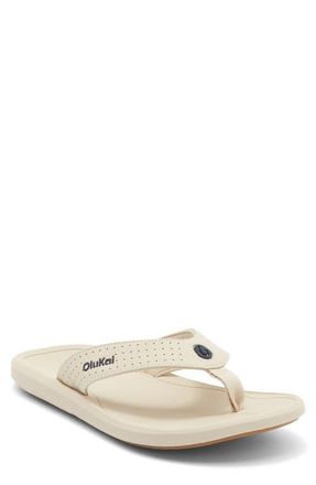 Olukai Ki Flip Flop in Tapa /Tapa at Nordstrom, Size 11