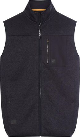 Camel Active Fleece Vest - Heren - Bodywarmers - Blauw - 4XL - Katoen - Jassen