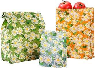 OEM Juego De 3 Bolsitas De Cera De Abeja Con Base (sml), De Algod&oacute;n Reutilizable Para Almacenar Alimentos, F&aacute;ciles De Guardar Y Organizar, Madelief