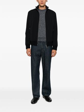 Montecore Zip-Fastening Polyester Bomber Jacket - Blue