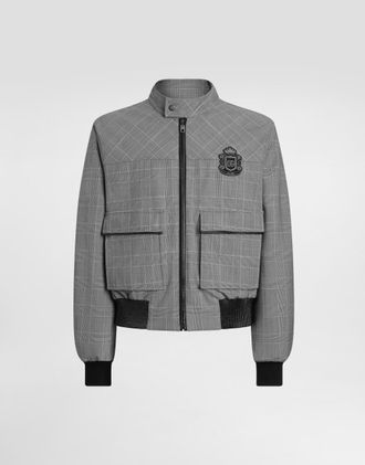 Dolce & Gabbana Unlined Blouson Jacket - Man Coats And Jackets Multicolor 60