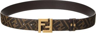 Fendi Fendi Ff Squared Leather Belt