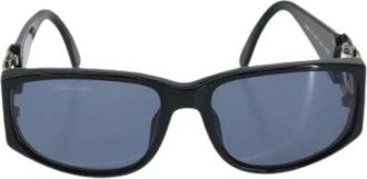 Chanel Pre-owned Accessories, female, Black, Size: ONE SIZE Pre-owned Vintage Sunglasses