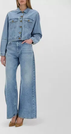 Alysi denim cropped jacket