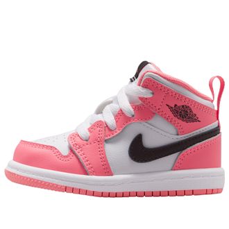 Nike Jordan (TD) Air Jordan 1 Mid Pink Gaze Black White DQ8425-602