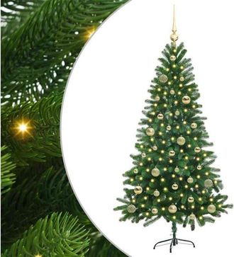 vidaXL &Aacute;rbol De Navidad Con 150 Led Con Soporte Verde 150 Cm Pe Vidaxl