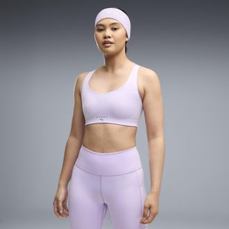 Puma Reggiseno sportivo PUMA x HYROX PWRMODE da donna, Abbigliamento, Viola, XXS
