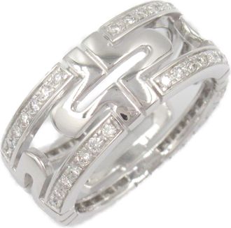 Bulgari Clear White Gold (18K) Band Ring (Pre-Owned)