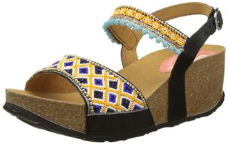 Desigual Shoes Bio7 Beads, Women Heels Sandals, Black (Black 2000), 6.5 UK (40 EU)
