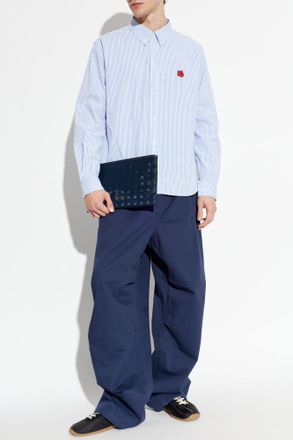 Kenzo Striped Shirt, Mens, Blue