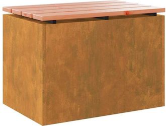 vidaXL Garden Bench Rusty 60 x 40 x 43 cm Weathering steel vidaXL