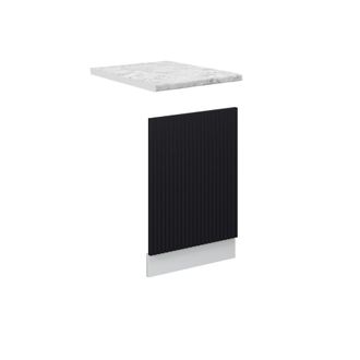 Vicco Panel Frontal Fame-line, Rayas Negras, 45 Cm, Et M&aacute;rmol