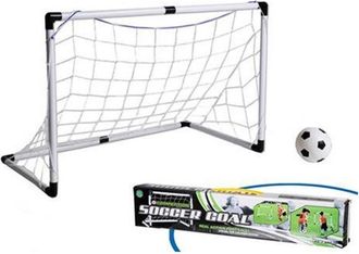 Trade Shop Trade Shop - Porta Da Calcio Con Pallone Da Gioco Allenamento Rigori 128 X 66 X 52 Cm Sport